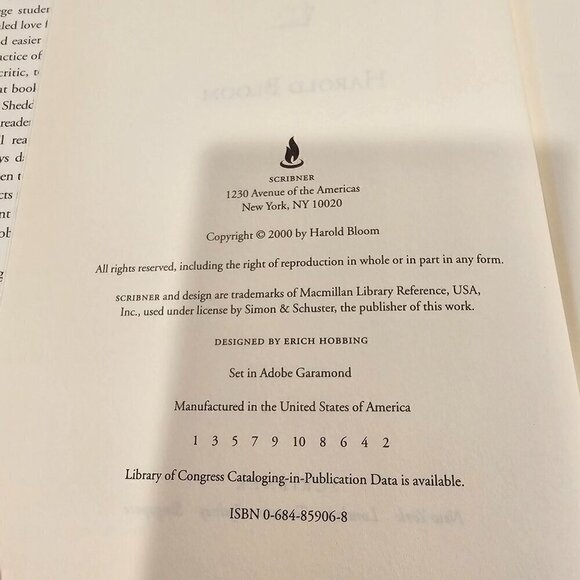 How To Read And Why By Harold Bloom, Hardcover, Pre-owned - Picture 4 of 10